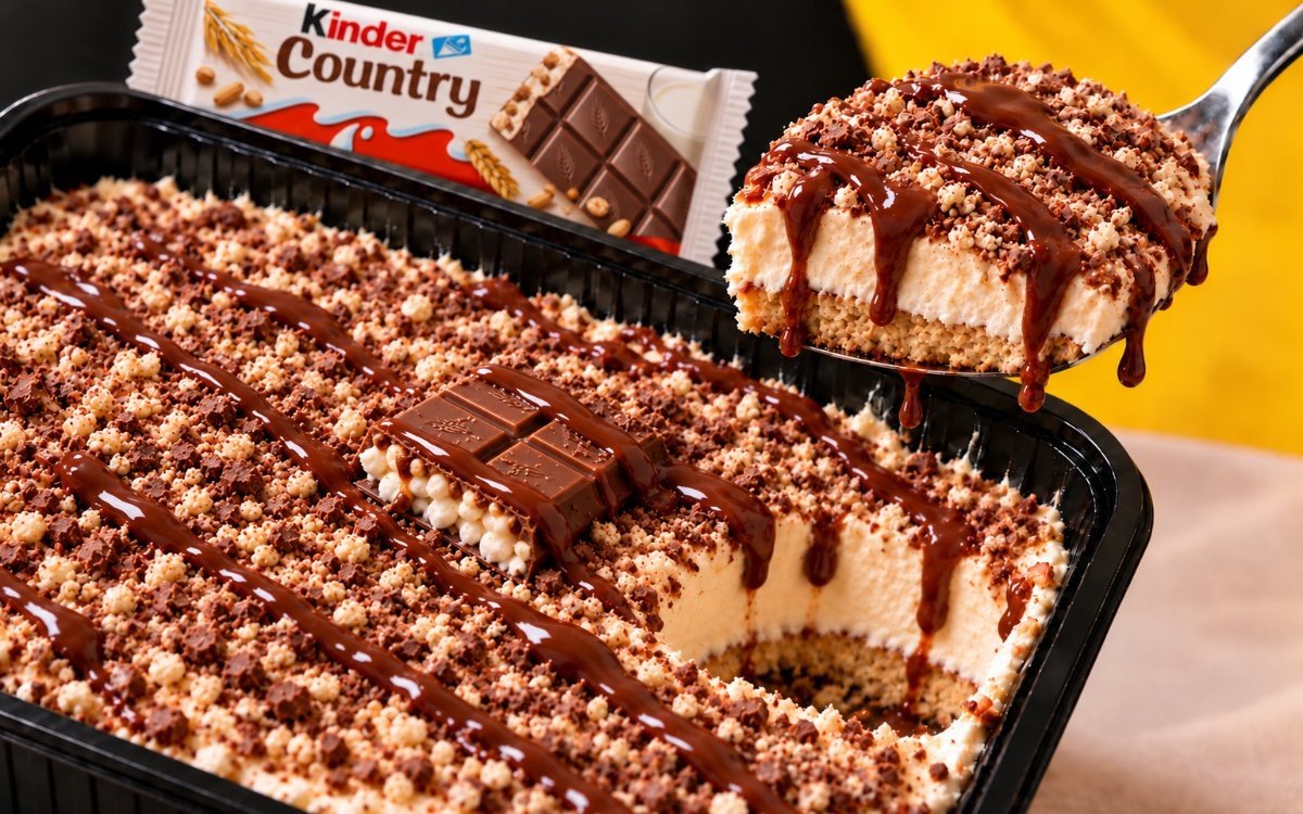 Tiramisu Kinder Country en barquette de 750ml
